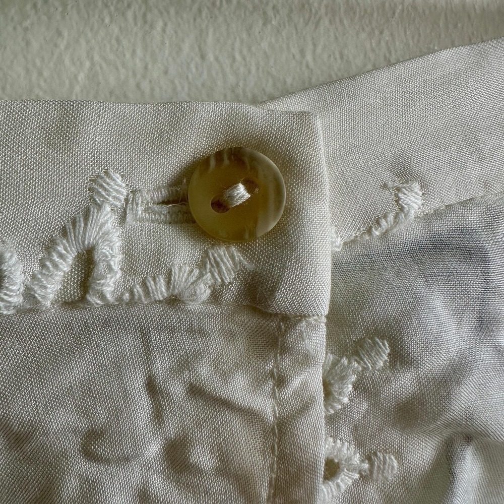 Women’s White Eyelet Maxi Skirt by - Picture 9 of 10
